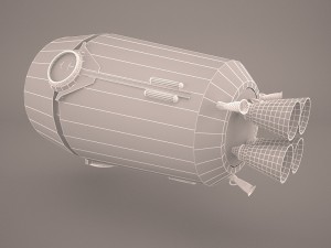 scifi escape pod star wars 3D Model