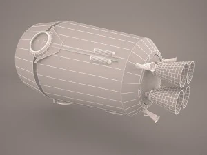 scifi escape pod star wars 3D Model