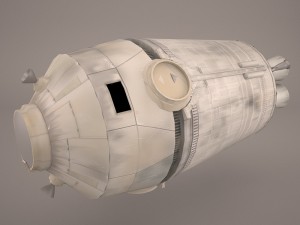scifi escape pod star wars 3D Model