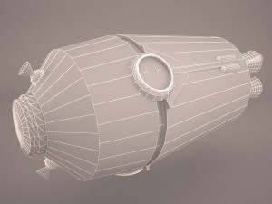 scifi escape pod star wars 3D Model