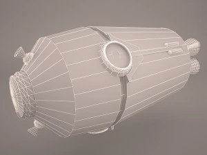 scifi escape pod star wars 3D Model