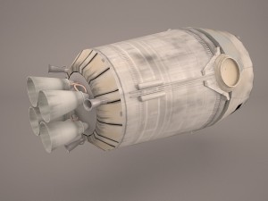 scifi escape pod star wars 3D Model