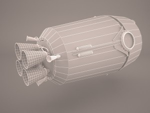 scifi escape pod star wars 3D Model