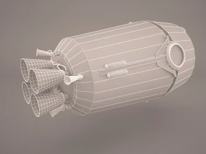 scifi escape pod star wars 3D Model