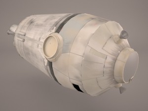 scifi escape pod star wars 3D Model