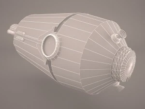 scifi escape pod star wars 3D Model