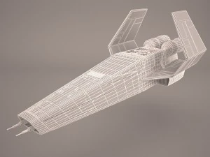 एक्स विंग टी-65 अंतरिक्ष यान स्टार वार्स 3D मॉडल