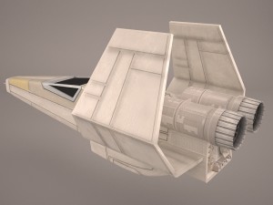 x wing t-65 spacecraft star wars Modelo 3D