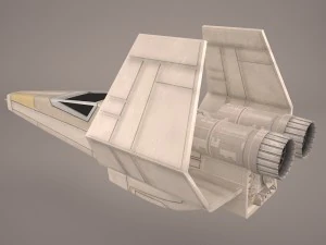 एक्स विंग टी-65 अंतरिक्ष यान स्टार वार्स 3D मॉडल