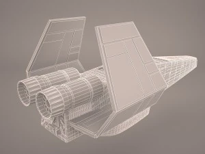 एक्स विंग टी-65 अंतरिक्ष यान स्टार वार्स 3D मॉडल
