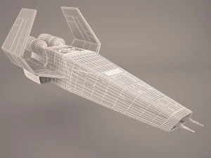 एक्स विंग टी-65 अंतरिक्ष यान स्टार वार्स 3D मॉडल
