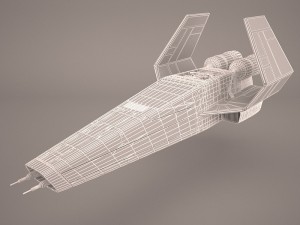 x wing t-65 spacecraft star wars 3D मॉडल