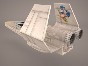 x wing t-65 spacecraft star wars 3D मॉडल