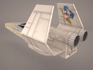 x wing t-65 spacecraft star wars 3D Model