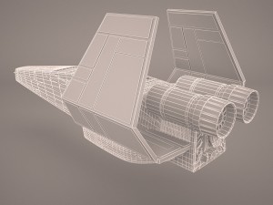 x wing t-65 spacecraft star wars 3D मॉडल