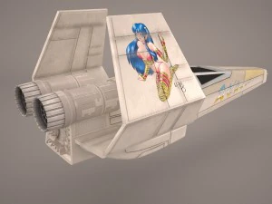 x wing t-65 spacecraft star wars 3D Model