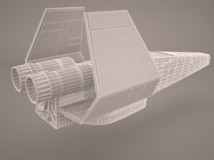 x wing t-65 spacecraft star wars 3D मॉडल