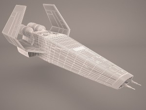 x wing t-65 spacecraft star wars 3D मॉडल