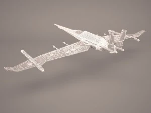 x wing t-65 spacecraft star wars 3D Model