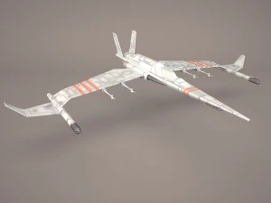 x wing t-65 spacecraft star wars 3D Model