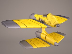 x wing t-65 spacecraft star wars 3D Модель
