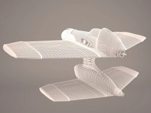 x wing t-65 spacecraft star wars 3D Model