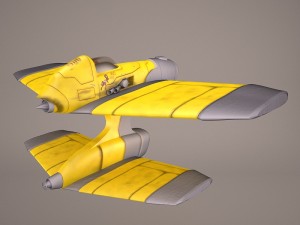 x wing t-65 spacecraft star wars 3D Модель