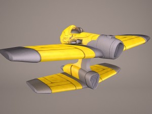 x wing t-65 spacecraft star wars 3D Модель