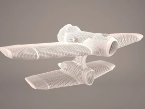 x wing t-65 spacecraft star wars 3D Model