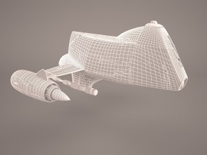 mandalorian fighter star wars 3D Модель
