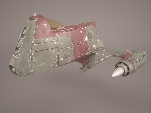 mandalorian fighter star wars 3D Модель