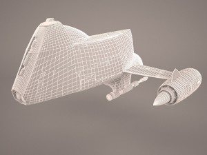 mandalorian fighter star wars 3D Модель