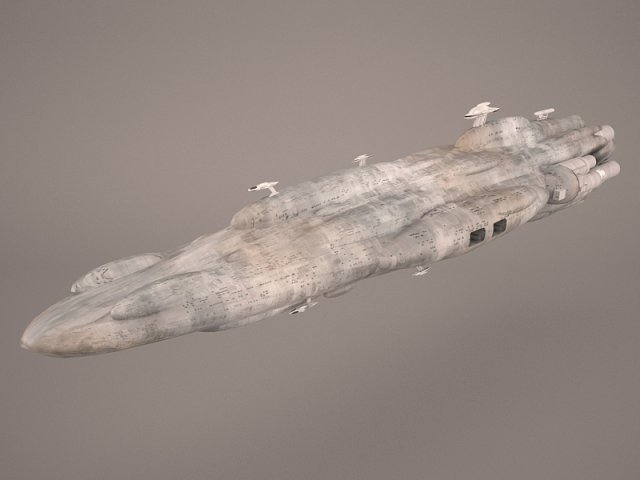moncal cruiser star wars 3D Модель .c4d .max .obj .3ds .fbx .stl .blend 