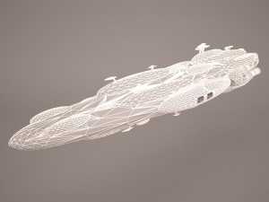 moncal cruiser star wars 3D Модель