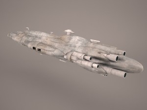moncal cruiser star wars 3D Модель