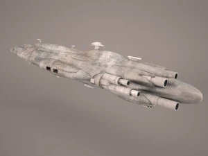 moncal cruiser star wars 3D Model