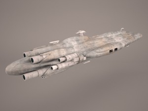 moncal cruiser star wars 3D Модель