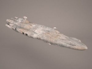 moncal cruiser star wars 3D Модель