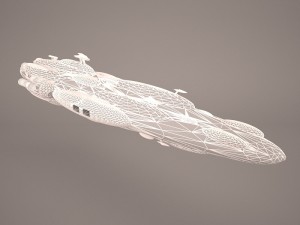 moncal cruiser star wars 3D Модель
