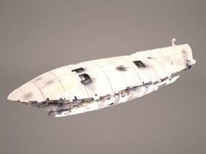 rebel transport star wars 3D Model