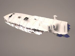 rebel transport star wars 3D Model
