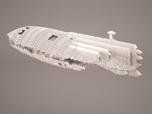rebel transport star wars 3D Модель