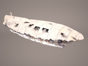 rebel transport star wars 3D Модель