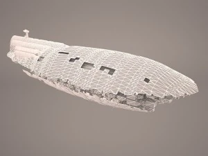 rebel transport star wars 3D Model