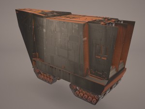 sand crawler star wars 3D 模型