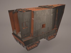 sand crawler star wars 3D 模型