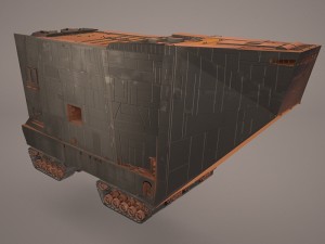 sand crawler star wars 3D 模型