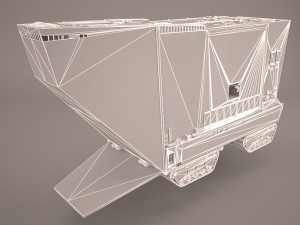 sand crawler star wars Model 3D