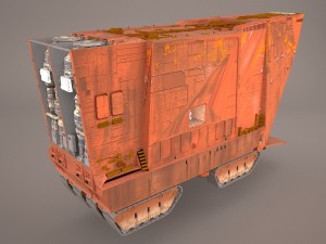 sand crawler star wars Model 3D