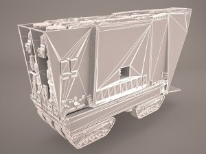 sand crawler star wars Model 3D